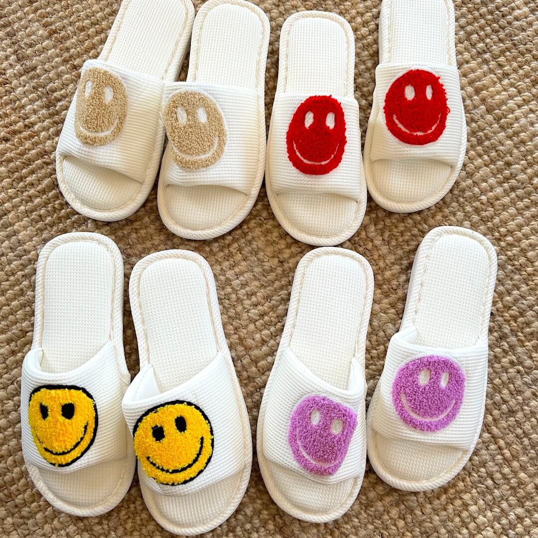 Happy Face Slides Sandals