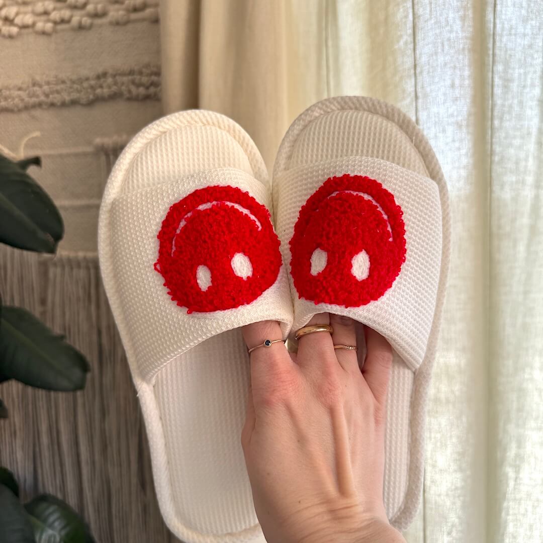 Happy Face Slides Sandals