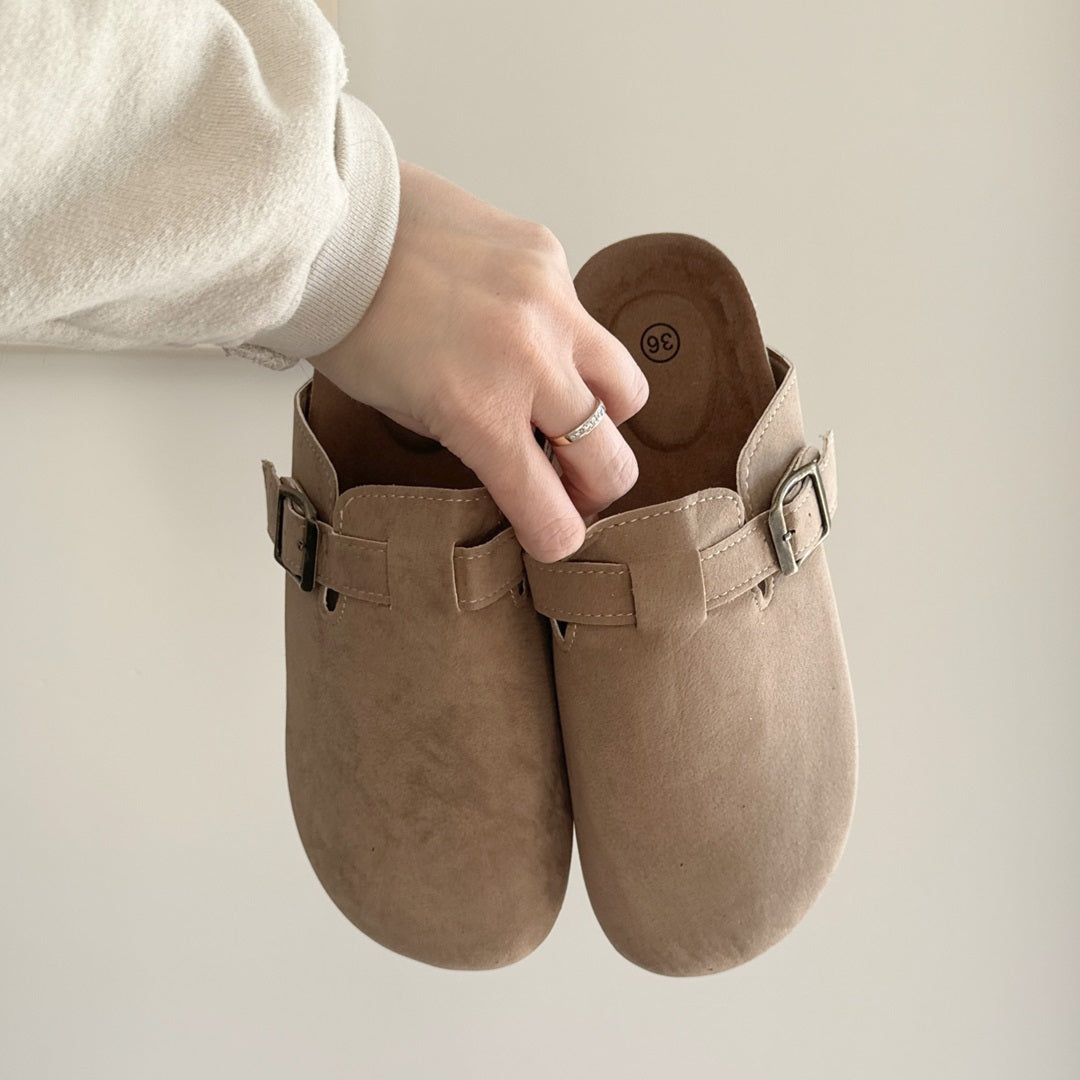 Suede Clogs