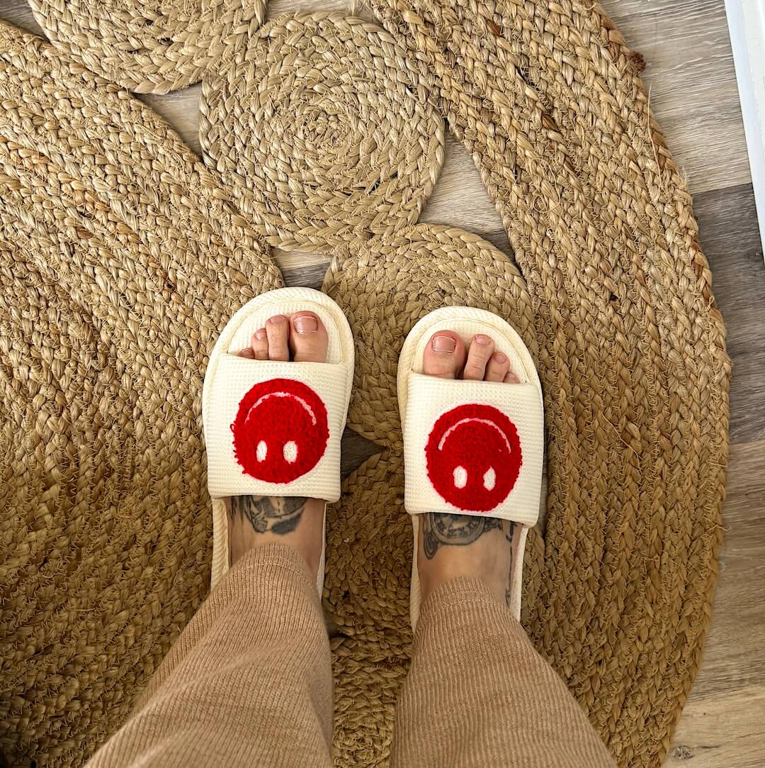 Happy Face Slides Sandals