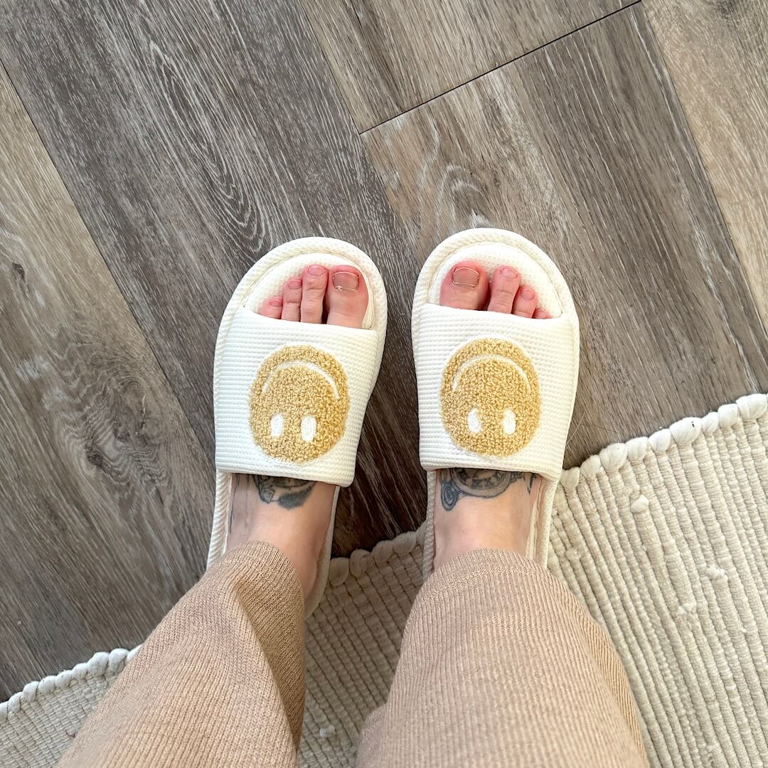 Happy Face Slides Sandals