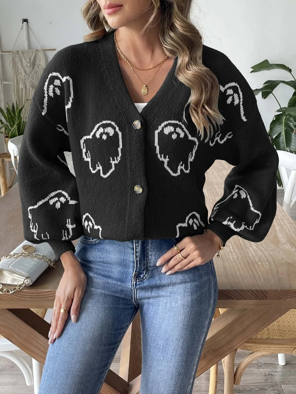 Pullover Sweater Halloween Fashion