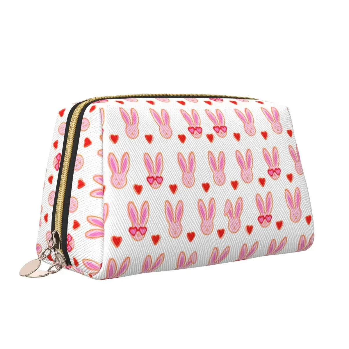 Custom Roller Monkeys Rabbit Travel Cosmetic Bag