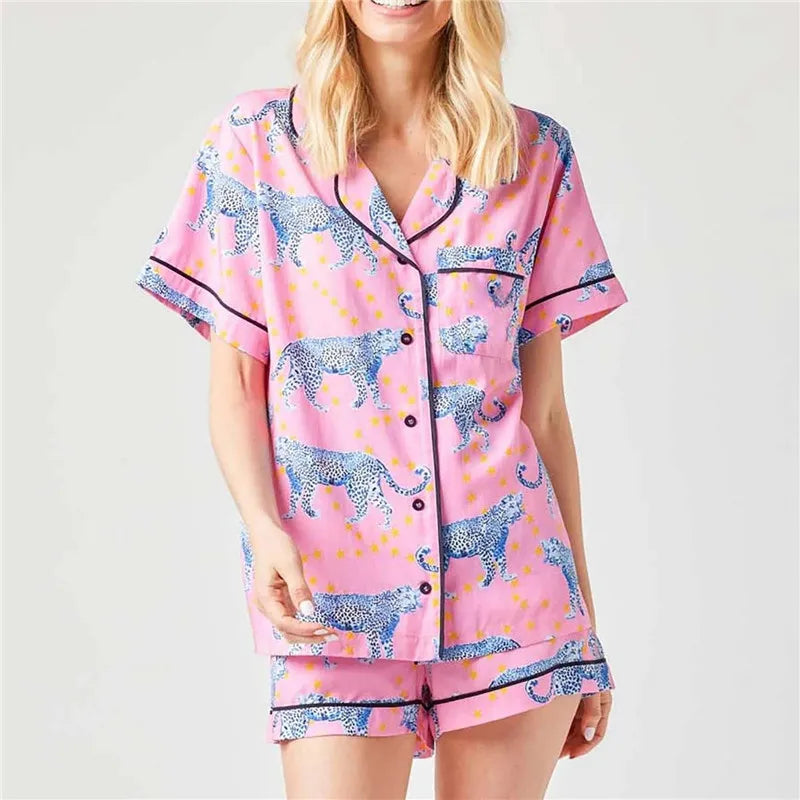 Women's Cute Print Pajamas Set