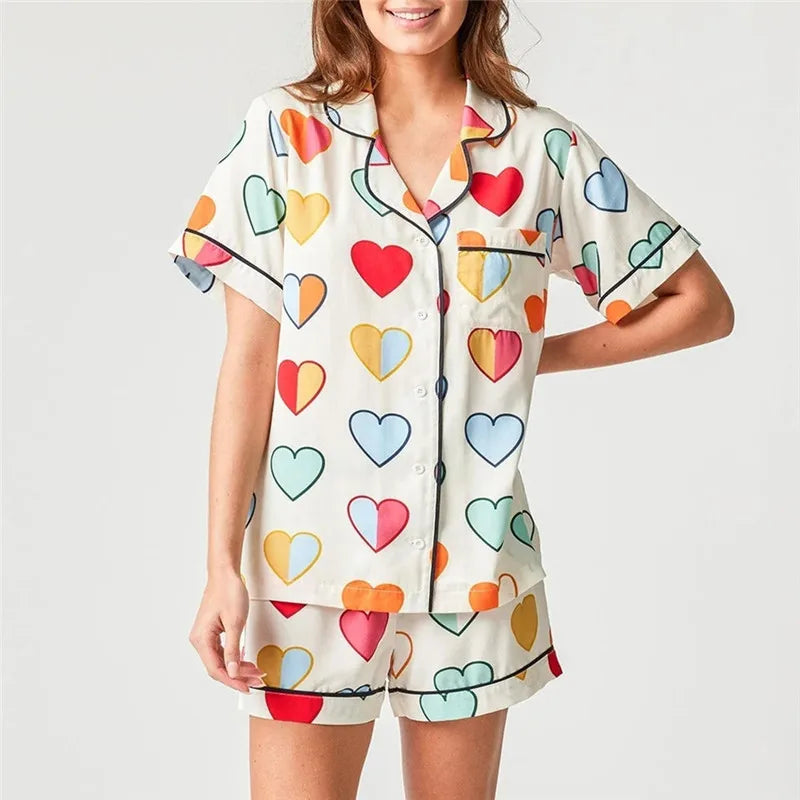 Women's Cute Print Pajamas Set