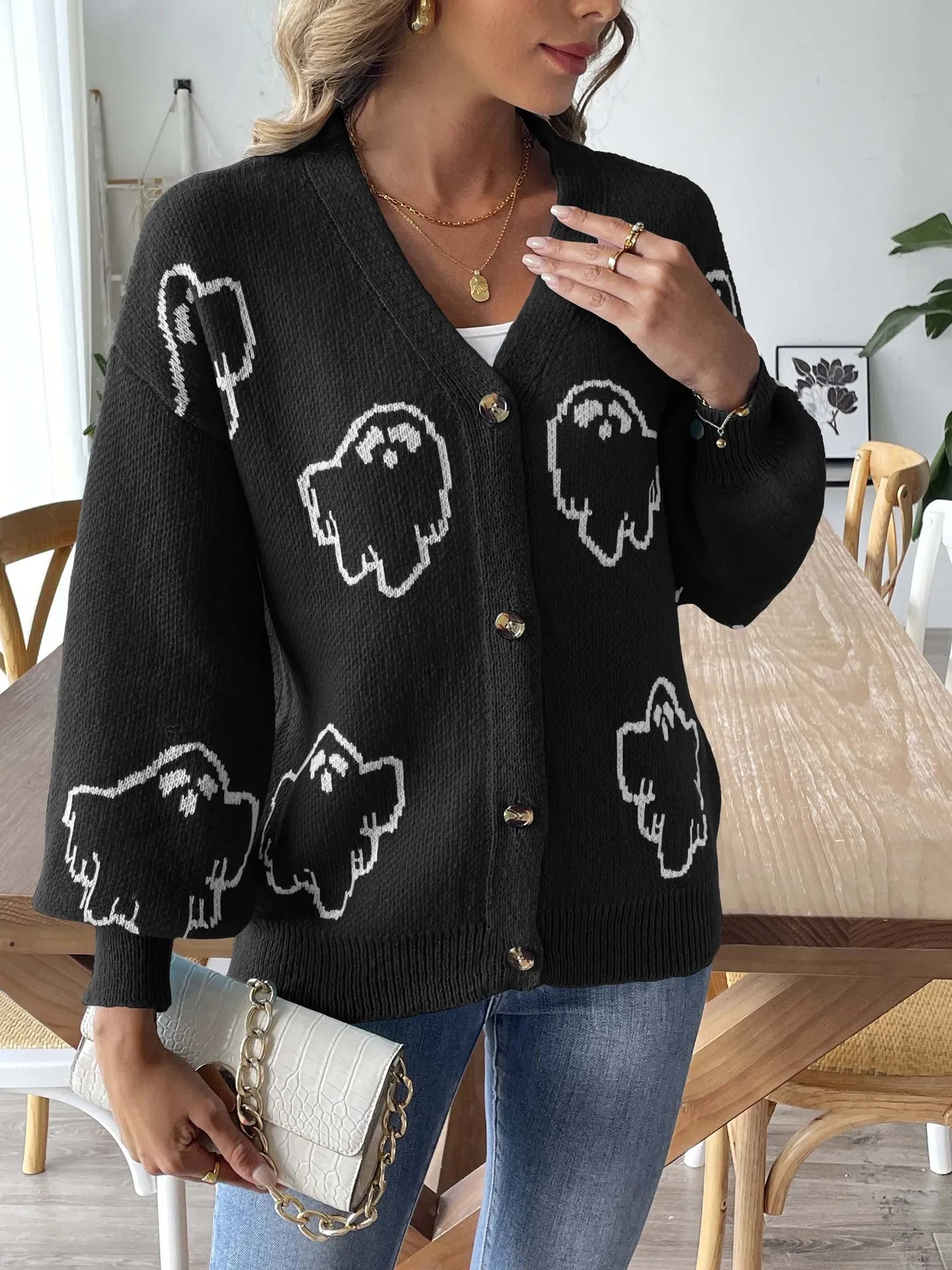 Pullover Sweater Halloween Fashion