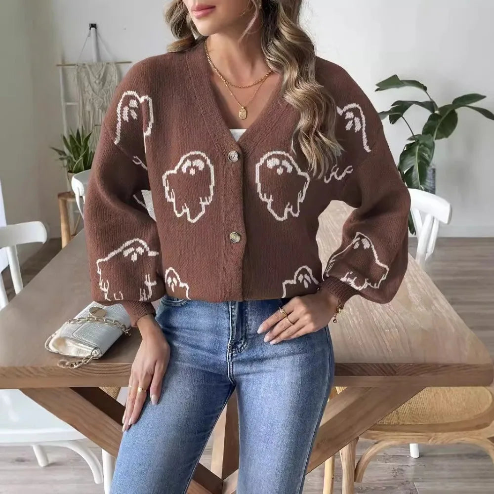 Pullover Sweater Halloween Fashion