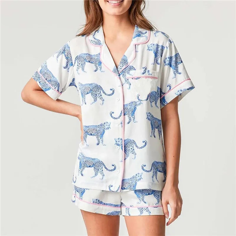 Women's Cute Print Pajamas Set