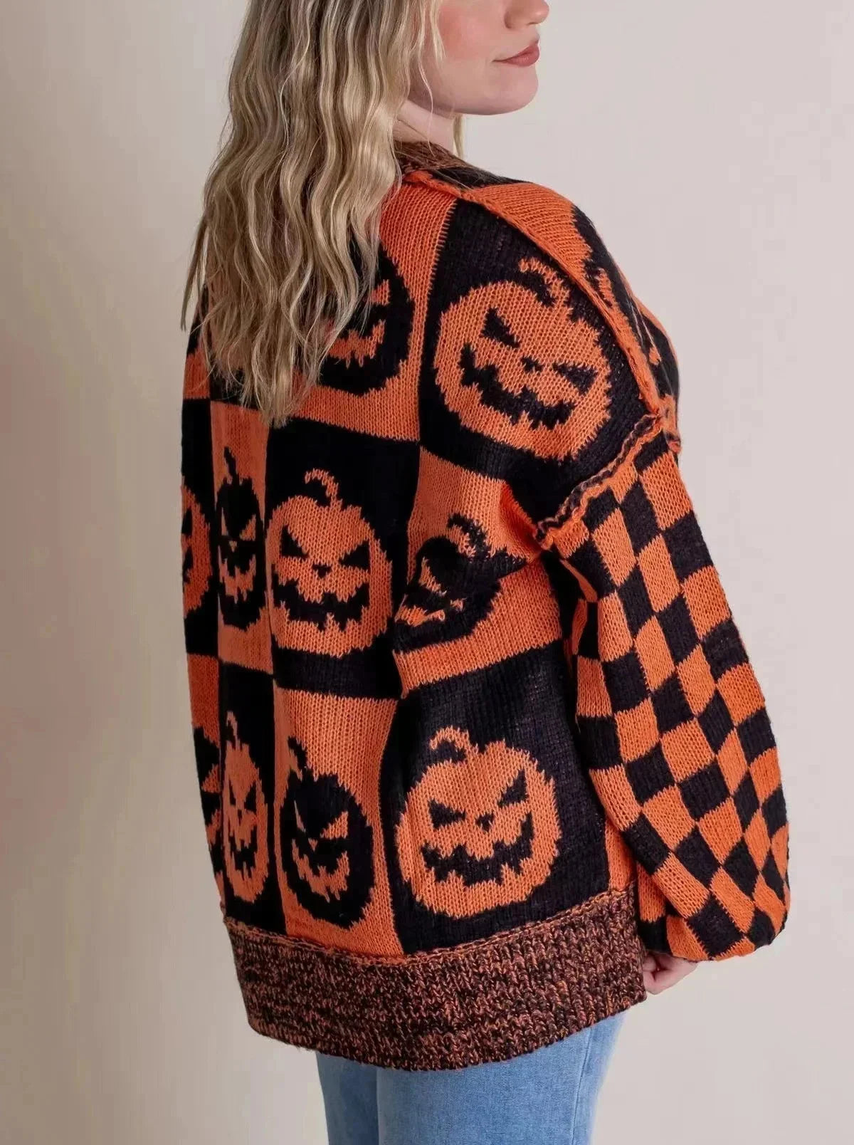 Halloween Ghost Knitted Sweater